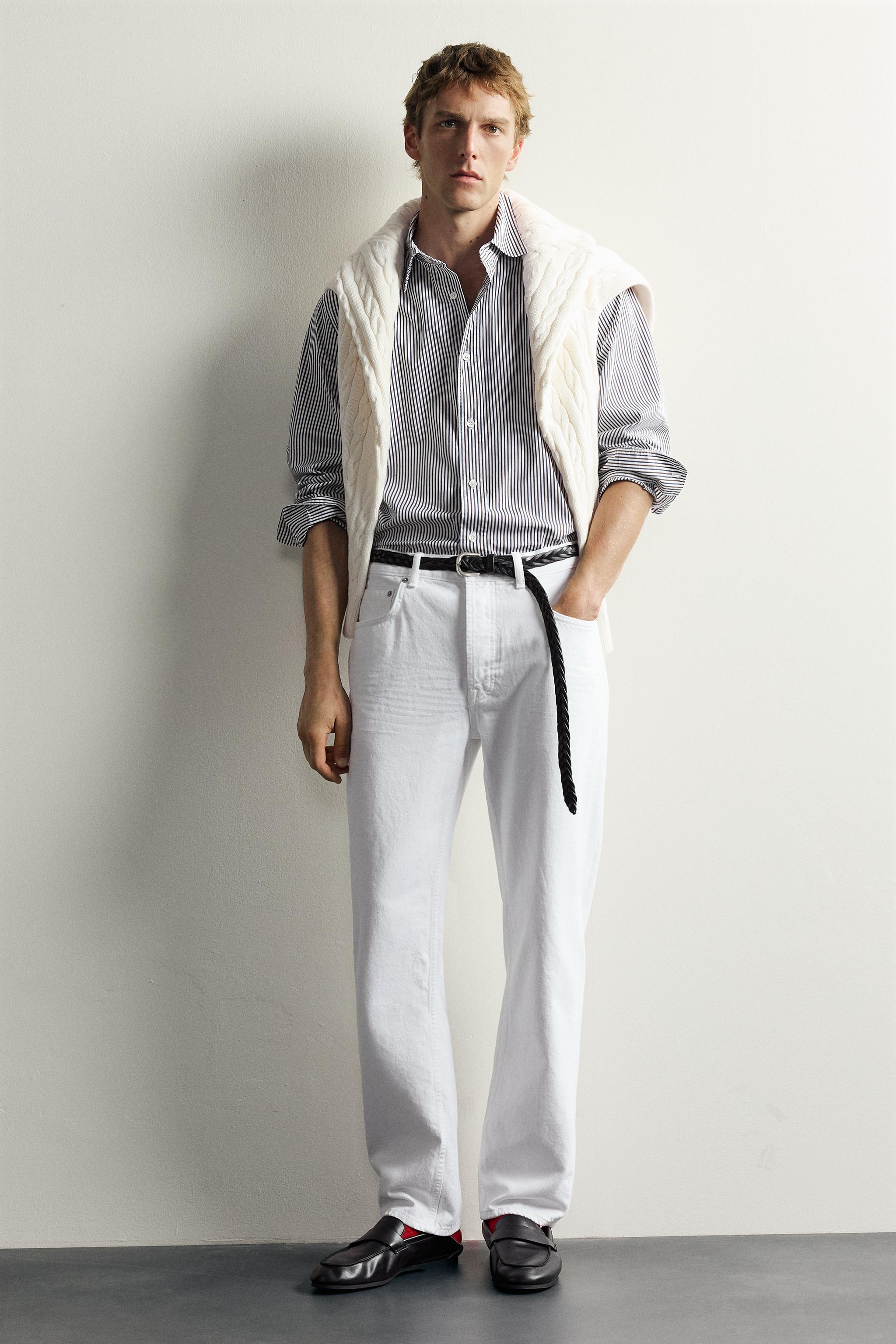 AARON LEVINE X ZARA LEATHER PENNY LOAFERS